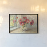Poppies in the Sunlight by Danhui Nai. shown as a paper print in a black flame. Available as a archival giclee rolled canvas, fine art paper, or poster print. SKU 93163i.