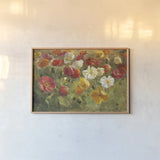 Poppy Field Crop by Danhui Nai. shown as a paper print in a natural frame. Available as a archival giclee rolled canvas, fine art paper, or poster print. SKU 6765i.