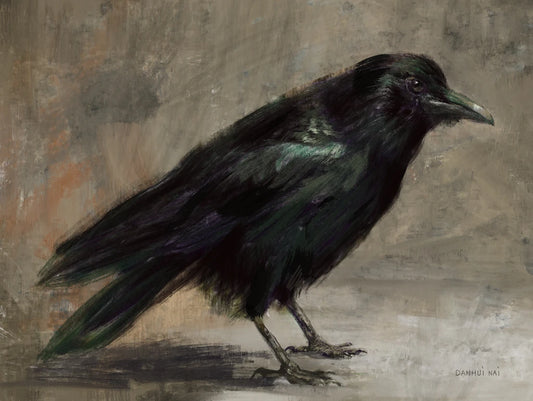 Portrait of a Black Crow by Danhui Nai