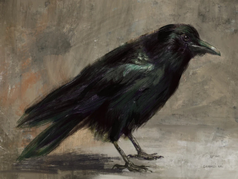 Portrait of a Black Crow by Danhui Nai