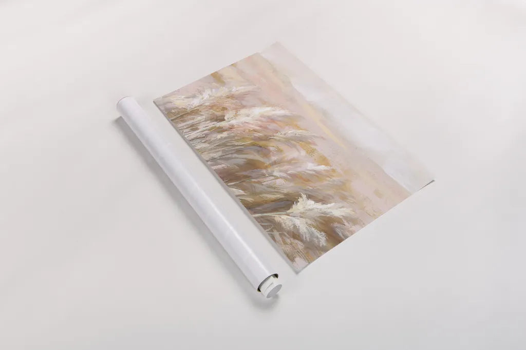 Prairie Grasses by Danhui Nai. shown as a rolled paper print. Available as archival giclee rolled canvas, fine art paper, or poster print. SKU 70642i.