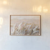 Prairie Grasses by Danhui Nai. shown as a paper print in a natural frame. Available as a archival giclee rolled canvas, fine art paper, or poster print. SKU 70642i.