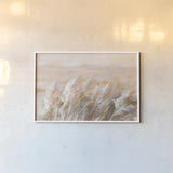 Prairie Grasses by Danhui Nai. shown as a paper print in a white frame. Available as a archival giclee rolled canvas, fine art paper, or poster print. SKU 70642i.