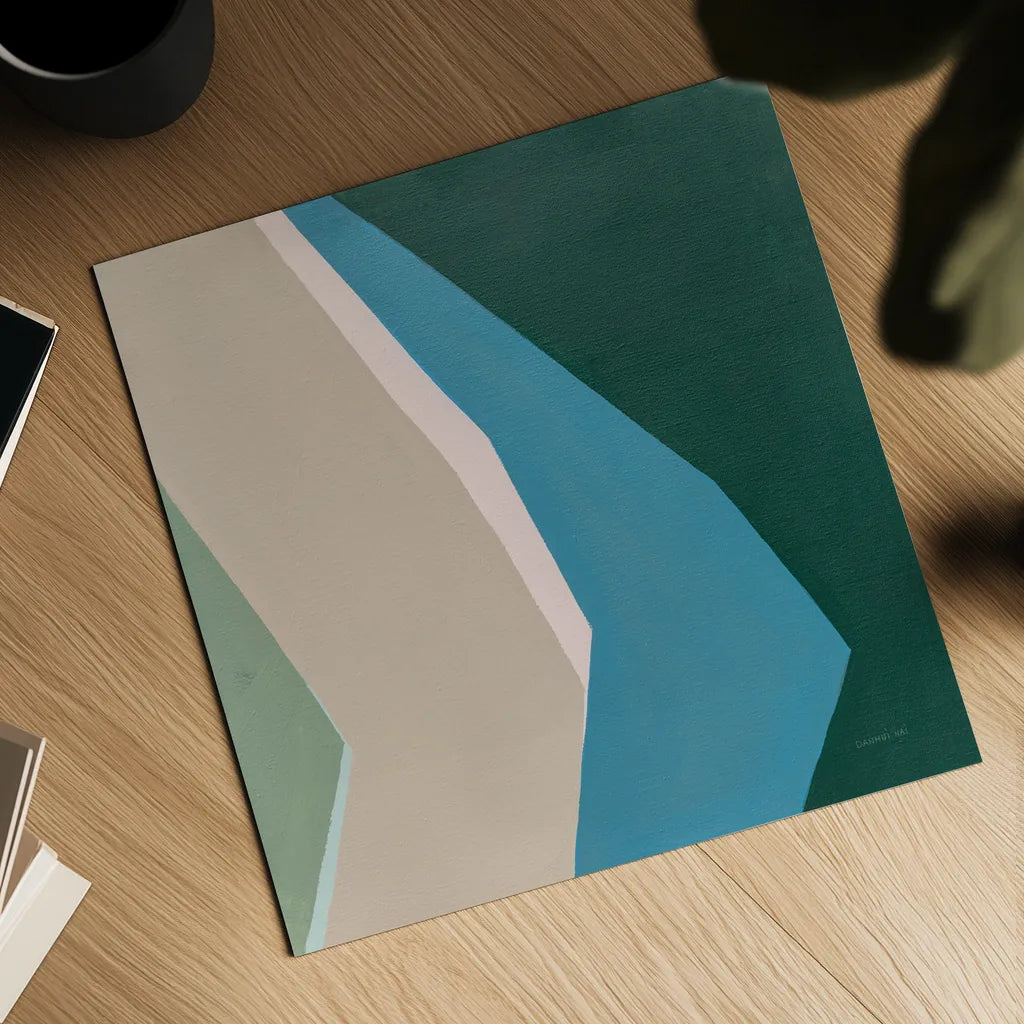 Prismatic by Danhui Nai. Shown as a detailed flat fine art print, highlighting archival giclee quality. Available as an archival giclee rolled canvas, fine art paper, or poster print. SKU 85833a.