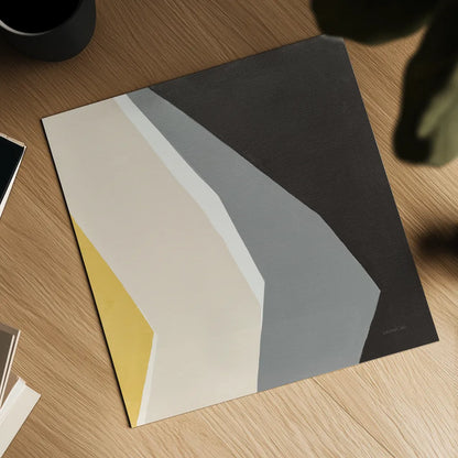 Prismatic Yellow by Danhui Nai. Shown as a detailed flat fine art print, highlighting archival giclee quality. Available as an archival giclee rolled canvas, fine art paper, or poster print. SKU 88105a.