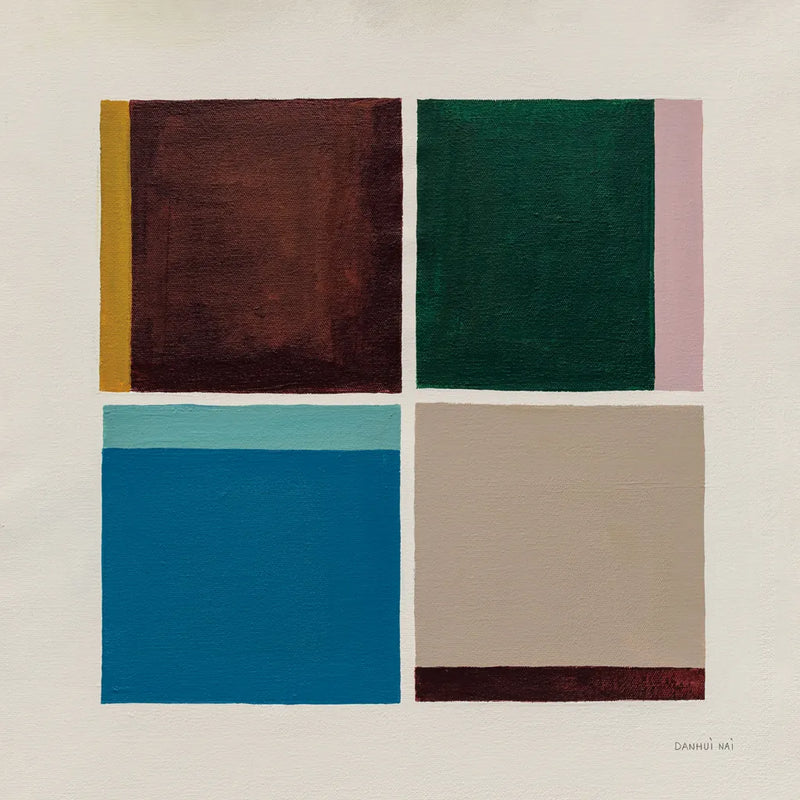 Quadrants by Danhui Nai. SKU 85834a. Archival Giclee Fine art print for wall decor.