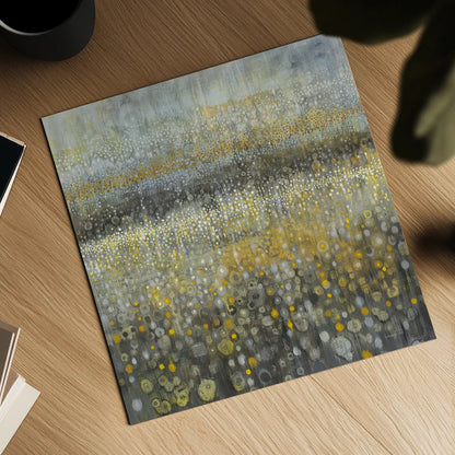 Rain Abstract II by Danhui Nai. Shown as a detailed flat fine art print, highlighting archival giclee quality. Available as an archival giclee rolled canvas, fine art paper, or poster print. SKU 23846a.