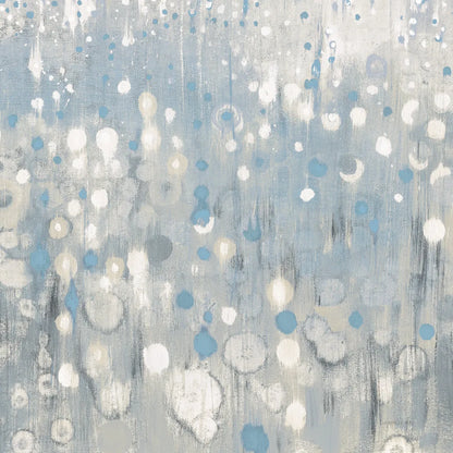 Rain Abstract VI Blue by Danhui Nai. SKU 75647a. Archival Giclee Fine art print for wall decor.
