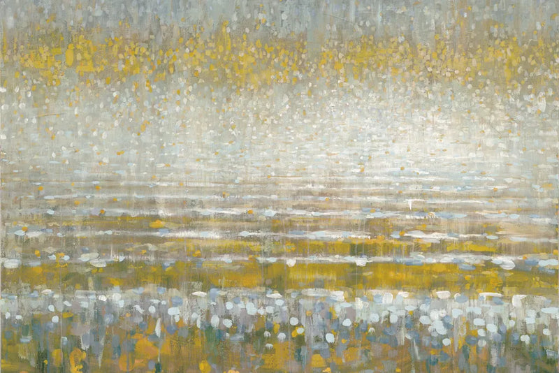 Rains Over the Lake Yellow Gray Crop by Danhui Nai. SKU 56018i. Archival Giclee Fine art print for wall decor.