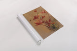 Red Magnolia by Danhui Nai. shown as a rolled paper print. Available as archival giclee rolled canvas, fine art paper, or poster print. SKU 5427h.