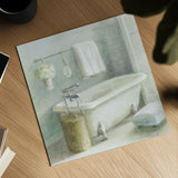 Refreshing Bath II by Danhui Nai. Shown as a detailed flat fine art print, highlighting archival giclee quality. Available as an archival giclee rolled canvas, fine art paper, or poster print. SKU 6507a.