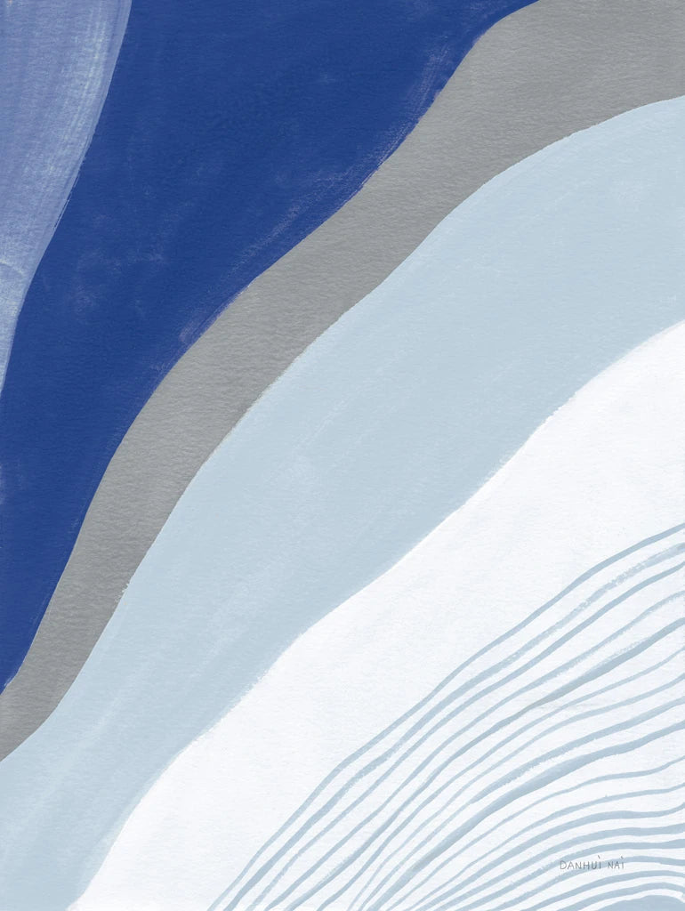 Retro Abstract IV Blue by Danhui Nai