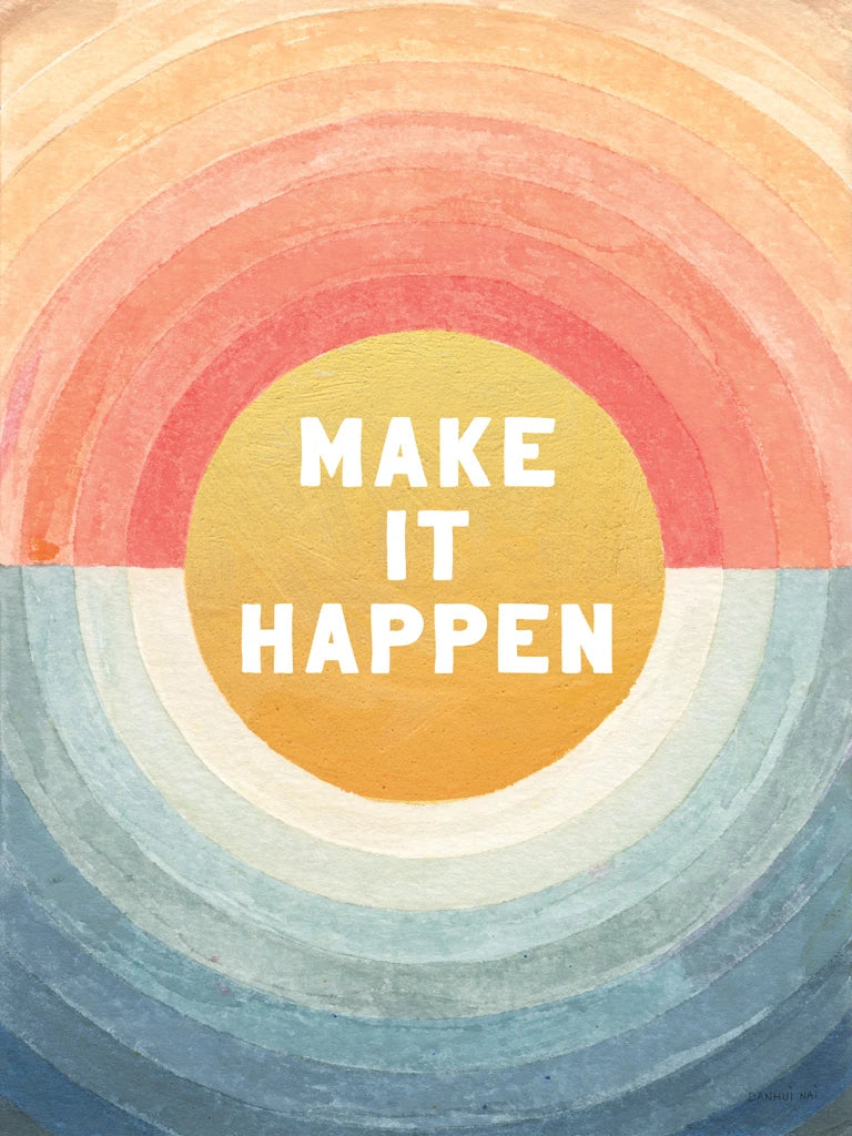 Retro Vibes Make it Happen by Danhui Nai