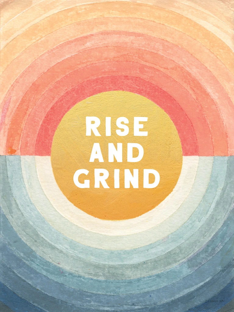 Retro Vibes Rise and Grind by Danhui Nai