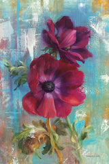 Rich Anemones I by Danhui Nai. SKU 92982h. Archival Giclee Fine art print for wall decor.