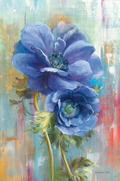 Rich Anemones II by Danhui Nai. SKU 92983h. Archival Giclee Fine art print for wall decor.