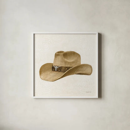 Riders of the Range VI by Danhui Nai. Shown in a crisp white glass frame for a clean and minimalist style. Available as an archival giclee rolled canvas, fine art paper, or poster print. SKU 96942a.