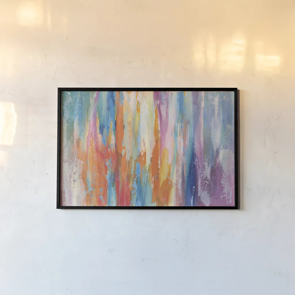 Riviera by Danhui Nai. shown as a paper print in a black flame. Available as a archival giclee rolled canvas, fine art paper, or poster print. SKU 66050i.