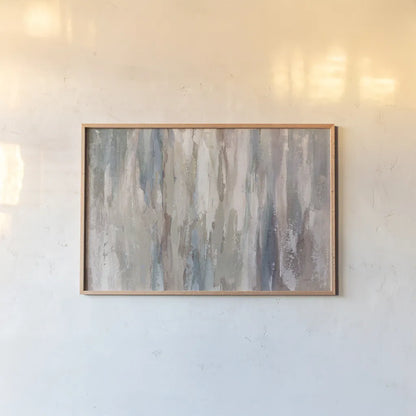 Riviera Neutral by Danhui Nai. shown as a paper print in a natural frame. Available as a archival giclee rolled canvas, fine art paper, or poster print. SKU 83543i.