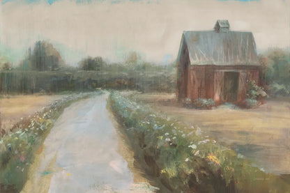 Road to the Fields Neutral by Danhui Nai. SKU 68335i. Archival Giclee Fine art print for wall decor.