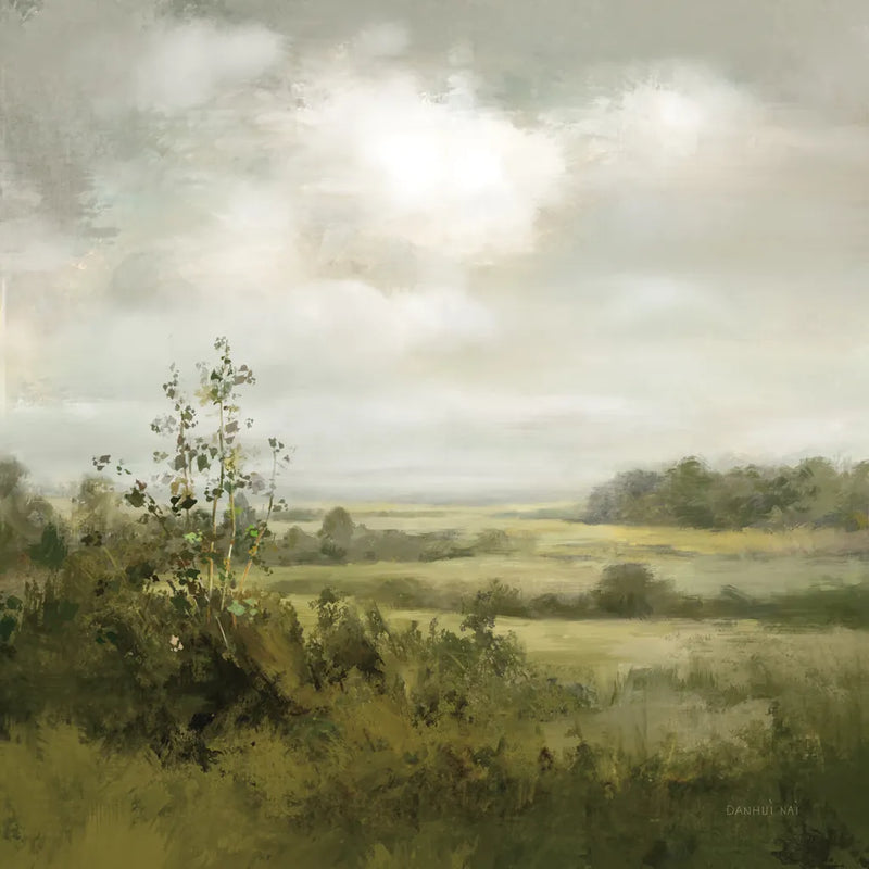 Rolling Fields by Danhui Nai. SKU 102489a. Archival Giclee Fine art print for wall decor.