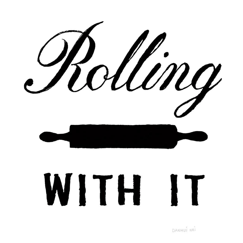Rolling With It by Danhui Nai. SKU 75935a. Archival Giclee Fine art print for wall decor.