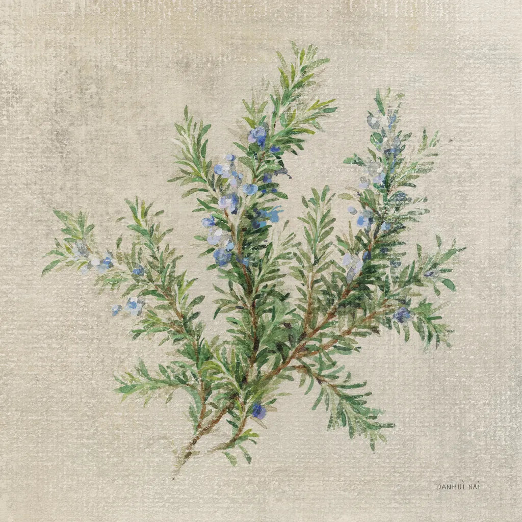 Rosemary by Danhui Nai. SKU 100975a. Archival Giclee Fine art print for wall decor.