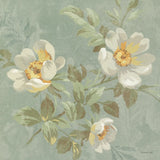 Roses on Blue I by Danhui Nai. SKU 5429a. Archival Giclee Fine art print for wall decor.