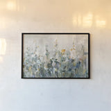 Rustic Garden Neutral by Danhui Nai. shown as a paper print in a black flame. Available as a archival giclee rolled canvas, fine art paper, or poster print. SKU 77366i.