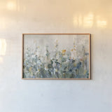Rustic Garden Neutral by Danhui Nai. shown as a paper print in a natural frame. Available as a archival giclee rolled canvas, fine art paper, or poster print. SKU 77366i.