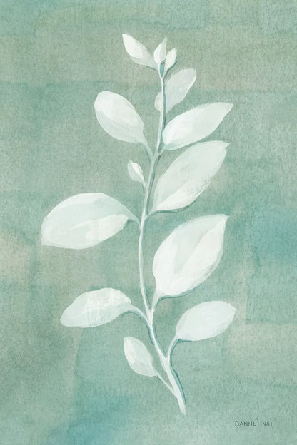 Sage Leaves II by Danhui Nai. SKU 64841h. Archival Giclee Fine art print for wall decor.