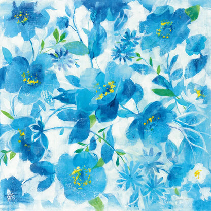 Scattered Floral by Danhui Nai. SKU 58214a. Archival Giclee Fine art print for wall decor.