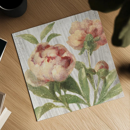 Scented Cottage Florals I Crop by Danhui Nai. Shown as a detailed flat fine art print, highlighting archival giclee quality. Available as an archival giclee rolled canvas, fine art paper, or poster print. SKU 32063a.
