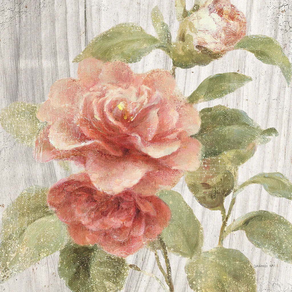 Scented Cottage Florals III Crop by Danhui Nai. SKU 32065a. Archival Giclee Fine art print for wall decor.