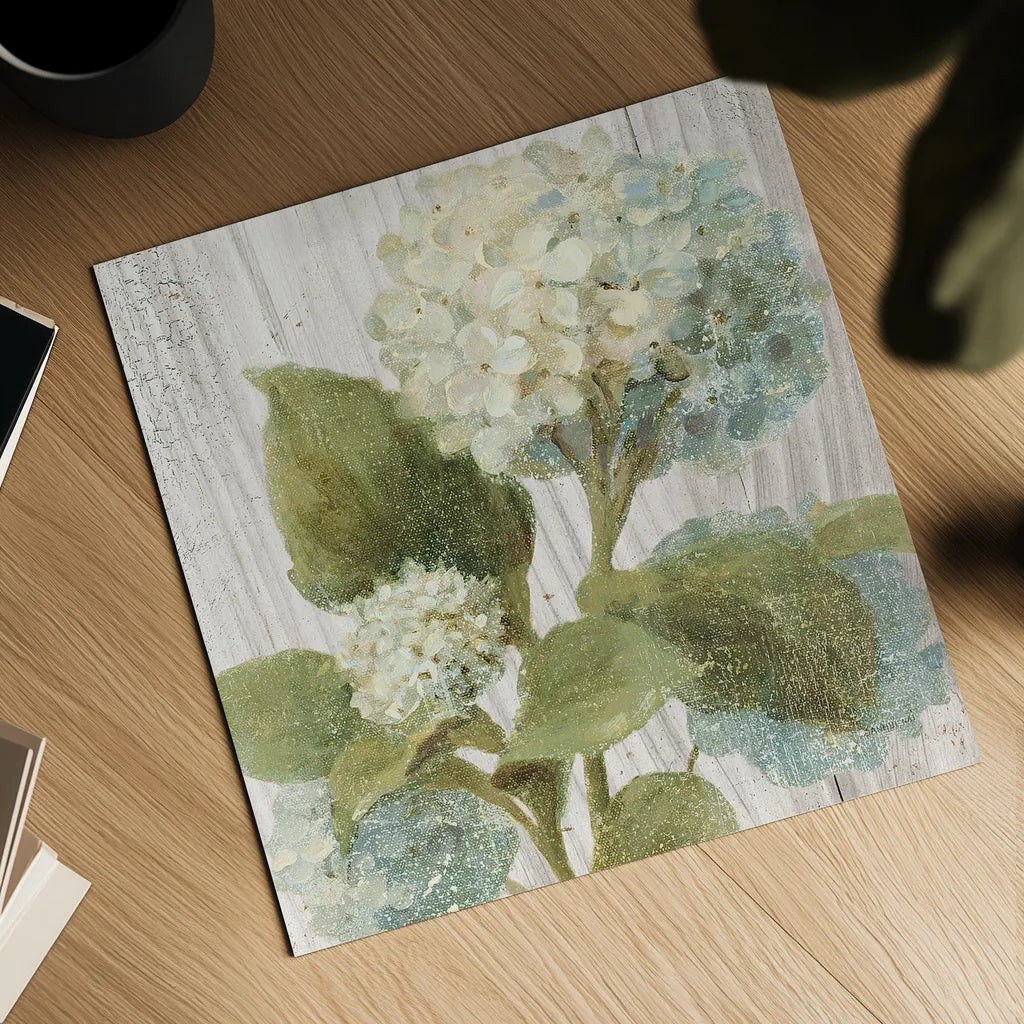 Scented Cottage Florals IV Crop by Danhui Nai. Shown as a detailed flat fine art print, highlighting archival giclee quality. Available as an archival giclee rolled canvas, fine art paper, or poster print. SKU 32066a.