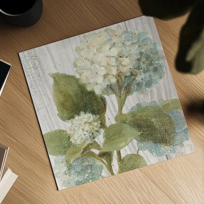 Scented Cottage Florals IV Crop by Danhui Nai. Shown as a detailed flat fine art print, highlighting archival giclee quality. Available as an archival giclee rolled canvas, fine art paper, or poster print. SKU 32066a.