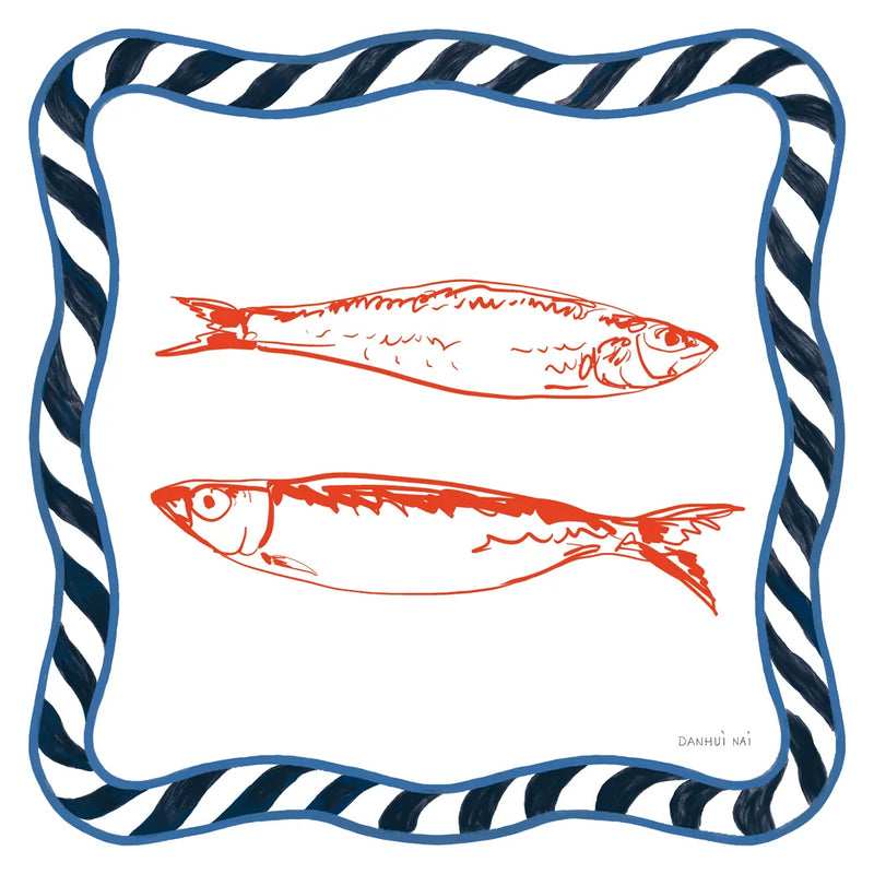 Sea Doodles I by Danhui Nai. SKU 102627a. Archival Giclee Fine art print for wall decor.