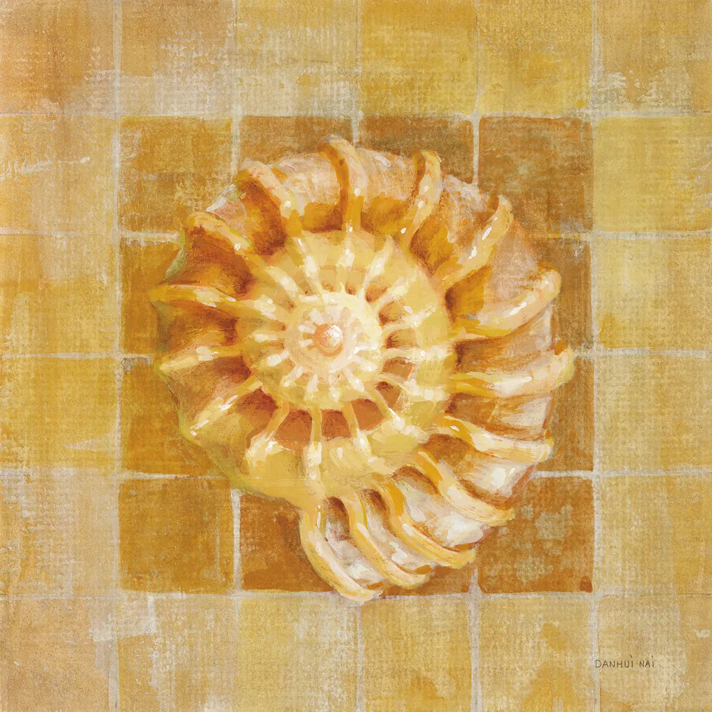 Seashell I by Danhui Nai. SKU 5423a. Archival Giclee Fine art print for wall decor.
