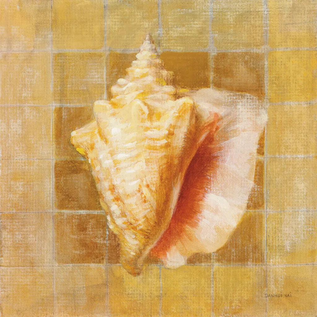 Seashell IV by Danhui Nai. SKU 5426a. Archival Giclee Fine art print for wall decor.