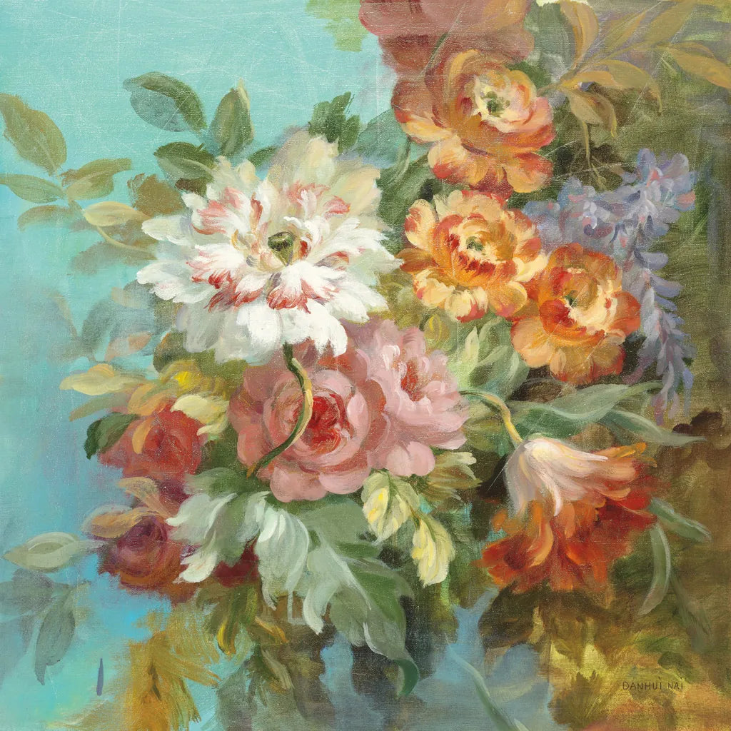 Seaside Garden I by Danhui Nai. SKU 6001a. Archival Giclee Fine art print for wall decor.