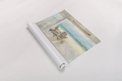 Seaside Morning by Danhui Nai. shown as a rolled paper print. Available as archival giclee rolled canvas, fine art paper, or poster print. SKU 22658i.