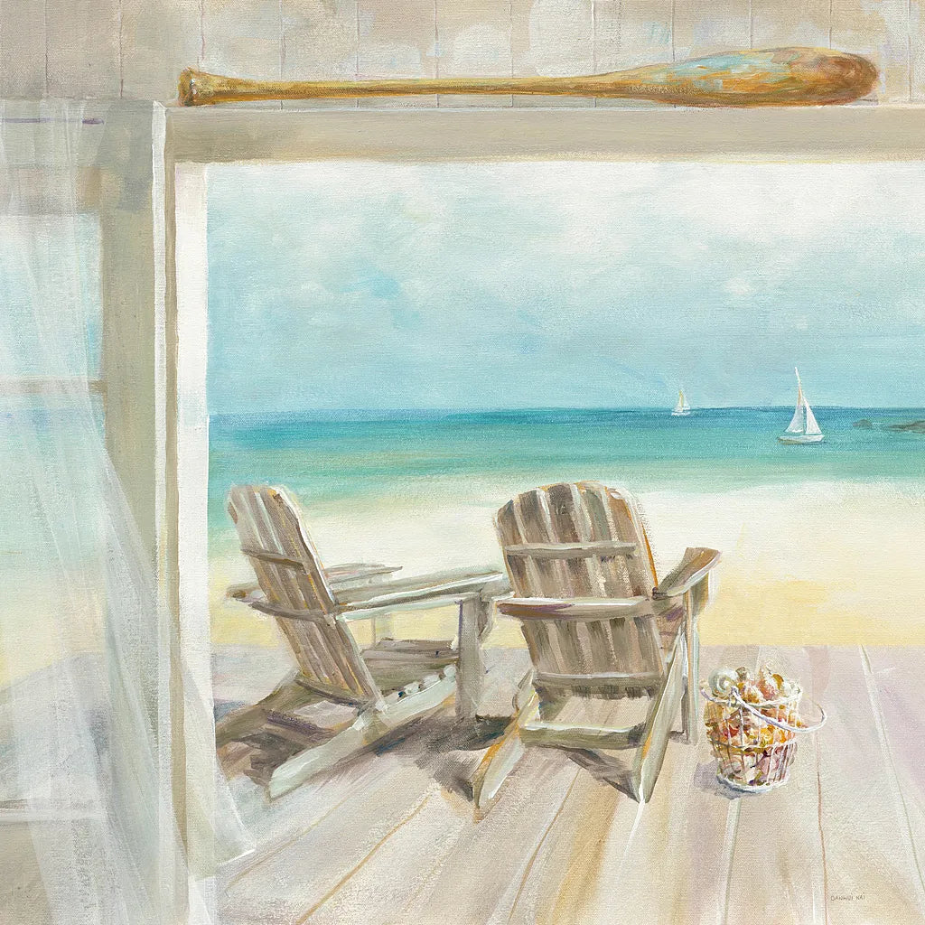 Seaside Morning Crop by Danhui Nai. SKU 22658a. Archival Giclee Fine art print for wall decor.