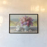 Seaside Spring Crop by Danhui Nai. shown as a paper print in a black flame. Available as a archival giclee rolled canvas, fine art paper, or poster print. SKU 91292i.