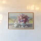 Seaside Spring Crop by Danhui Nai. shown as a paper print in a natural frame. Available as a archival giclee rolled canvas, fine art paper, or poster print. SKU 91292i.