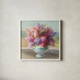 Seaside Spring Crop II by Danhui Nai. Shown in a crisp white glass frame for a clean and minimalist style. Available as an archival giclee rolled canvas, fine art paper, or poster print. SKU 30770a.