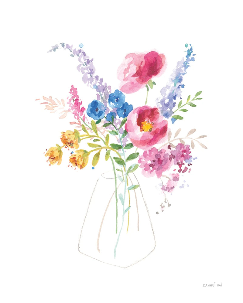 Semi Abstract Floral by Danhui Nai