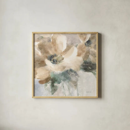 Sensation I by Danhui Nai. Shown in a natural wood glass frame for a timeless modern aesthetic. Available as an archival giclee rolled canvas, fine art paper, or poster print. SKU 83128a.
