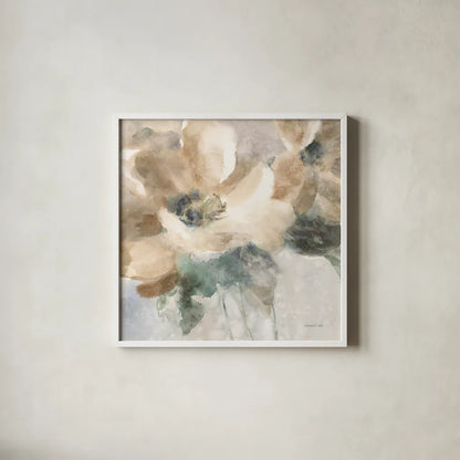 Sensation I by Danhui Nai. Shown in a crisp white glass frame for a clean and minimalist style. Available as an archival giclee rolled canvas, fine art paper, or poster print. SKU 83128a.