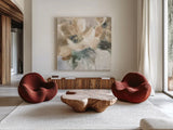 Sensation I by Danhui Nai. Shown as extra-large giant wall art in a modern living room. Available as an archival giclee rolled canvas, fine art paper, or poster print. SKU 83128a.