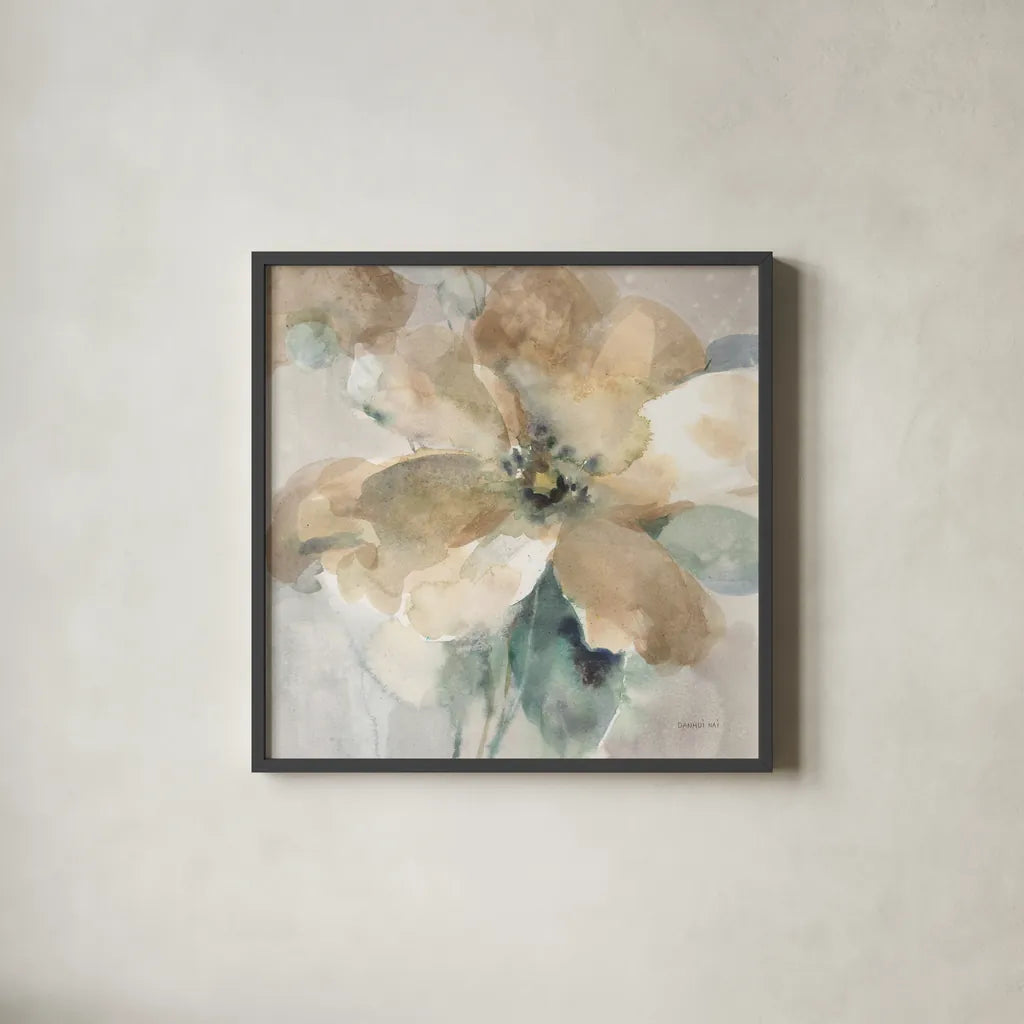 Sensation II by Danhui Nai. Shown in a sleek black glass frame for a contemporary gallery look. Available as an archival giclee rolled canvas, fine art paper, or poster print. SKU 83129a.